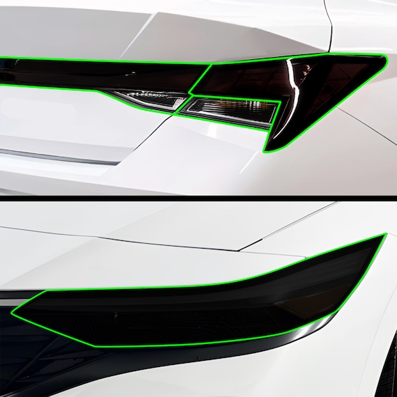 For 2024-2025 Hyundai Sonata SMOKE Side Marker Tail light Overlays Tint For 2024-2025 Hyundai Sonata SMOKE Side Marker Tail light Overlays Tint