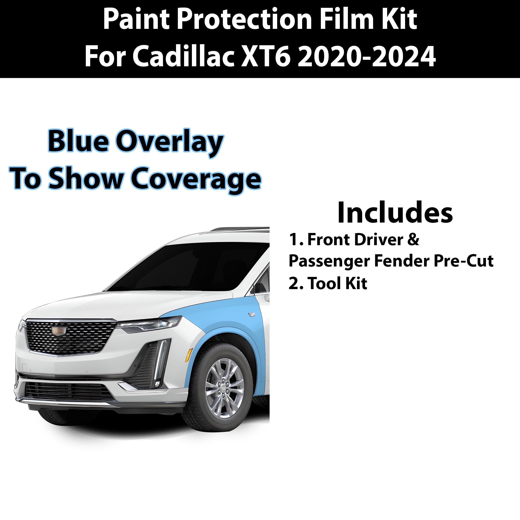 Standard Hood Fender & Mirrors | CADILLAC XT6 2024 Standard Hood Fender & Mirrors | CADILLAC XT6 2024