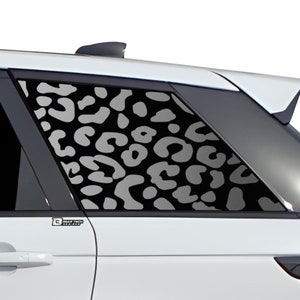 Fits Range Rover Sport 2018 - 2022 Quarter Window Animal Leopard Cheetah Cow Print Vinyl Decal Stickers 2021 2020 2019