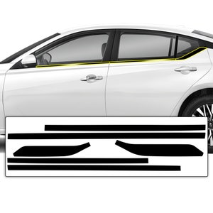 Nissan Altima Chrome Delete-set: verduisterende vinylsticker (2019-2023)