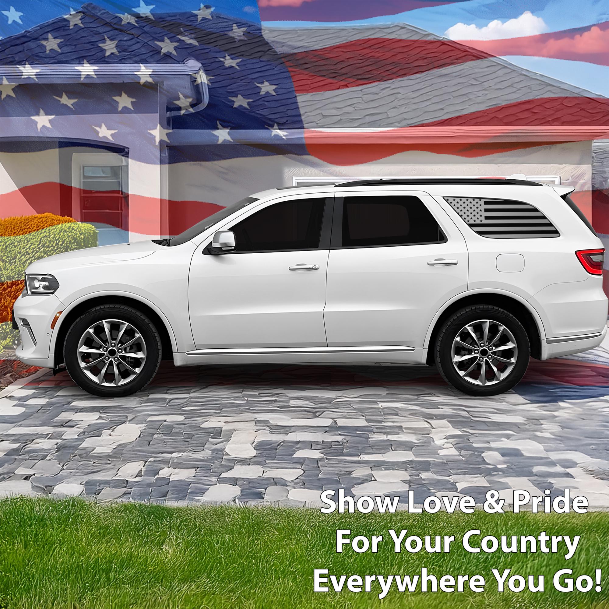 Durango Rear Window American Flag Vinyl Decal (2014-2026) - Etsy