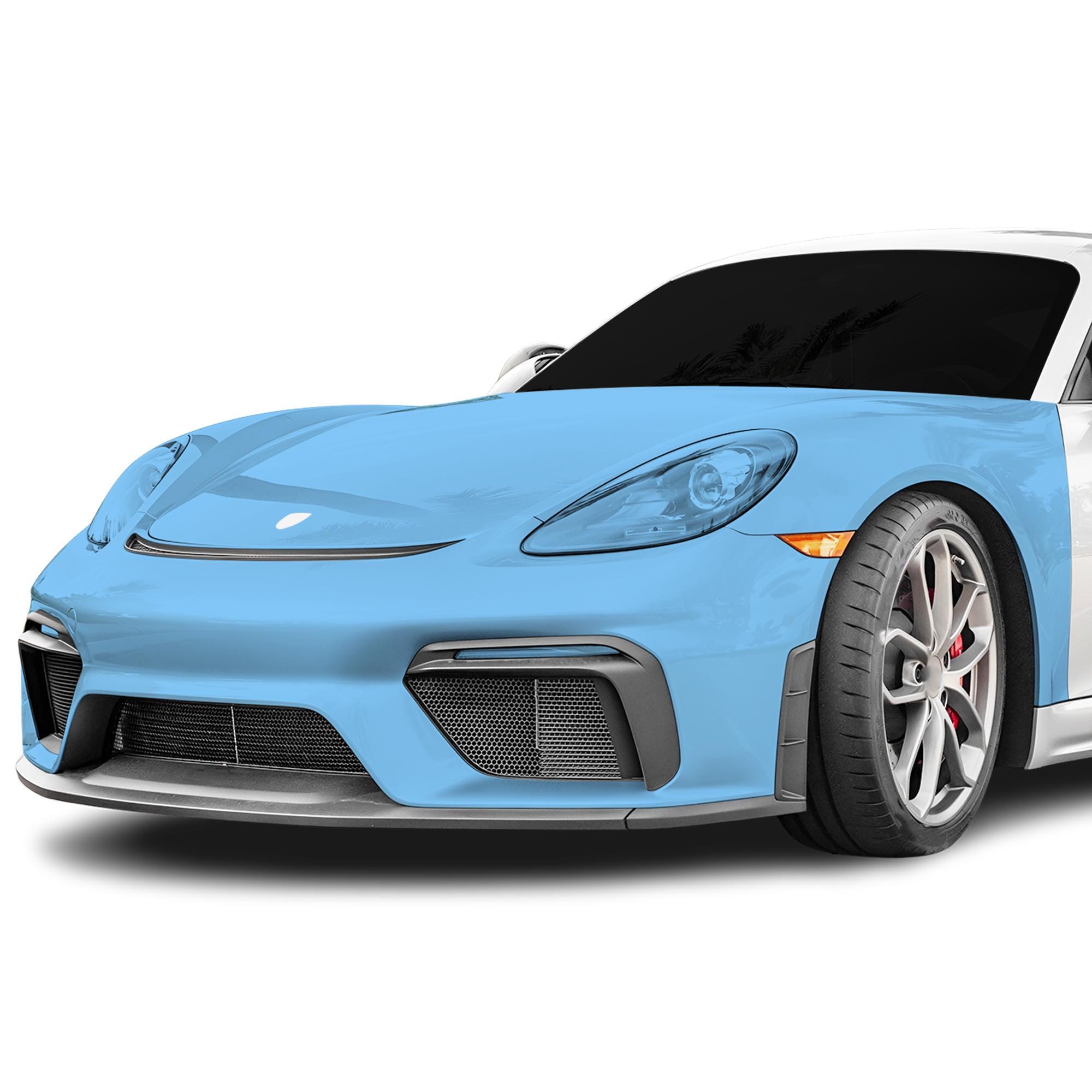 Autocollant/sticker 'GT4' Pour Porsche Cayman GT4 - Noir Satiné, 27,5 Cm De Long - Neuf Sous Emballage
