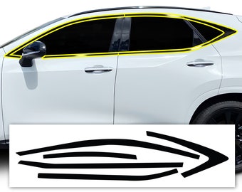 Lexus NX Chrome Delete Kit: Side Window Blackout Vinyl (2022-2026)