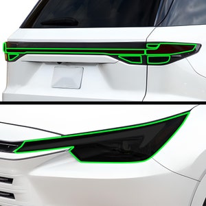 Lexus TX (2024-2026) Head & Tail Light Smoked Vinyl Tint Kit