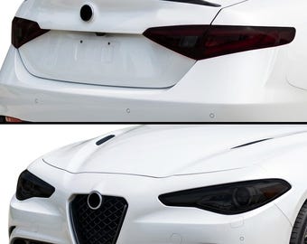 Passt für Musselin 2016 - 2025 Kopf Rückleuchte passgenau vorgeschnittenes Smoked Vinyl Tint Kit Film Overlay PPF Abdeckung Scheinwerfer Rücklicht