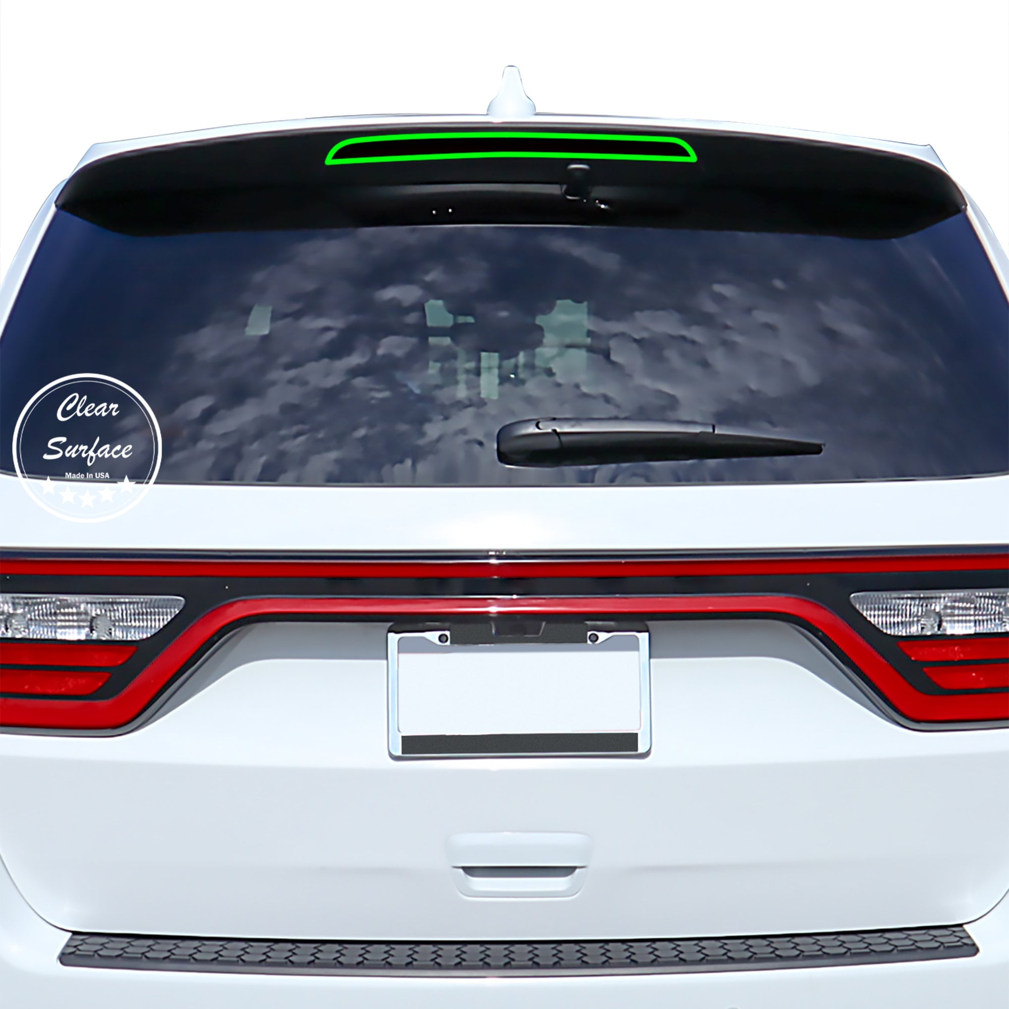 WZCNDIDI Blackout Car Taillight Vinyl Tint Film Precut Overlay Tail Light Wrap Cover Compatible With Dodge Durango 2014-2021 (Taillight
