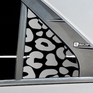 Fits Kia Niro 2023 2024 Quarter Window Animal Leopard Cheetah Cow Print Vinyl Decal Stickers