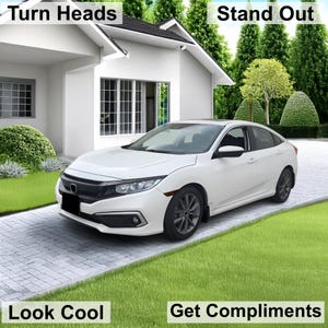 Civic Sedan Smoke Tint Overlay Kit: Nebel, Rücklicht, Reflektor (2016-2021) Bild 11