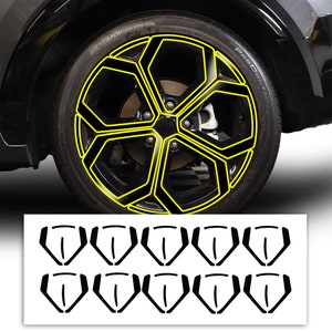 Fits Kia Niro 2023+ Wheel Rim Vinyl Chrome Delete Trim Blackout Decal Sticker Cover Overlay 2023 2024 2025
