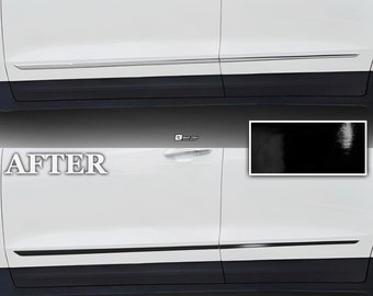 Chrome Delete Blackout Vinyl Overlay For 2020+ Cadillac XT6 Tailgate