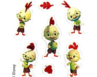 CHICKEN LITTLE Kromekote Sandylion Stickers 1 squares  Disney   Vintage