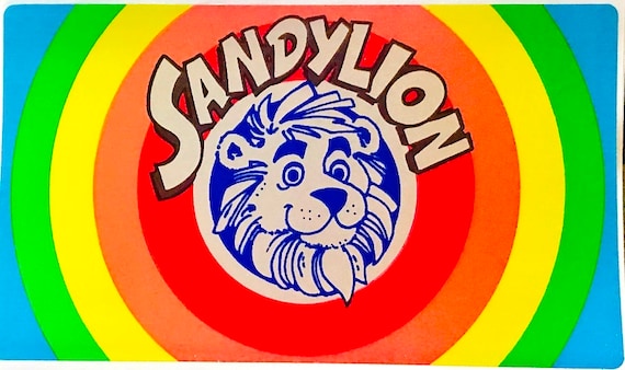 VINTAGE SANDYLION LOGO Maxi Mylar Sandylion Sticker - Etsy