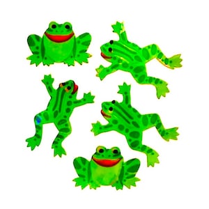 FROGS Prismatic Sandylion Stickers 1 carré **vintage**