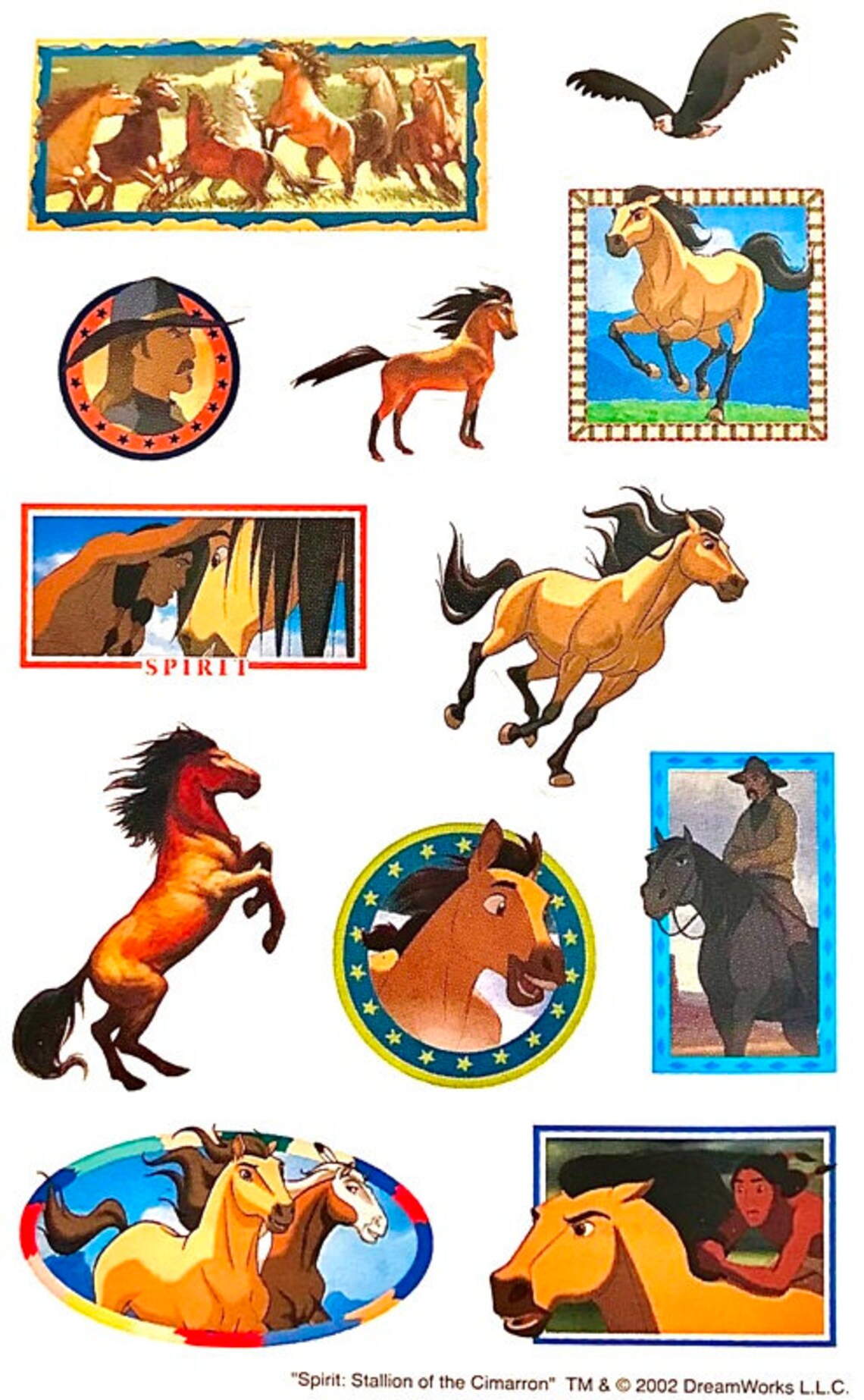 SPIRIT HORSES Stallion of Cimarron Maxi Sandylion Stickers 1 Etsy