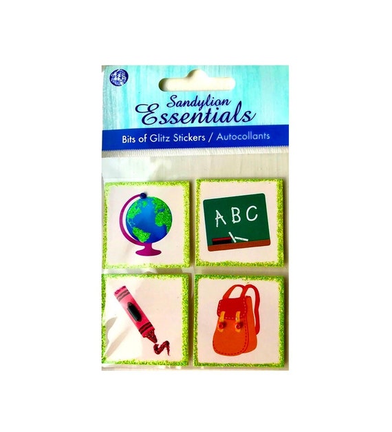 Sandylion Essential Handgefertigte Aufkleber 'Reiseabenteuer' | Für Scrapbooking & Kreative Projekte