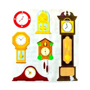 RELOJES RELOJ DE ABUELO Sandylion Pegatinas - 1 cuadrado Rare Vintage Kromekote