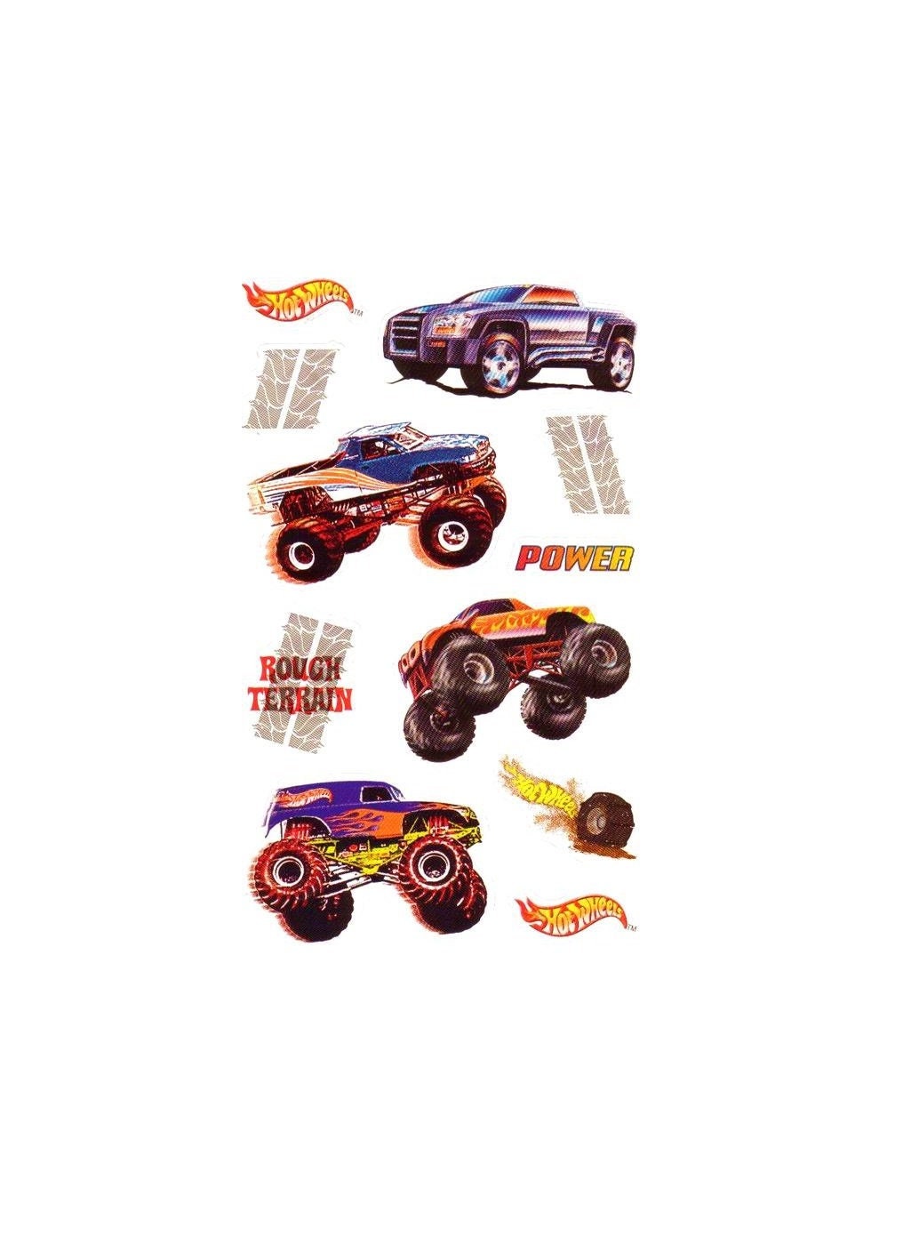 Hot Wheels MONSTER TRUCKS Maxi Kromekote Sandylion Stickers *Vintage* Rare