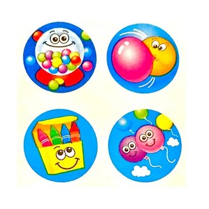 Scratch &#39;n Sniff BUBBLE GUM Scent Sandylion Stickers -1 square  RARE