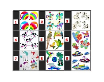 VINTAGE Sandylion Stickers Rare 1 square **You Choose Design**