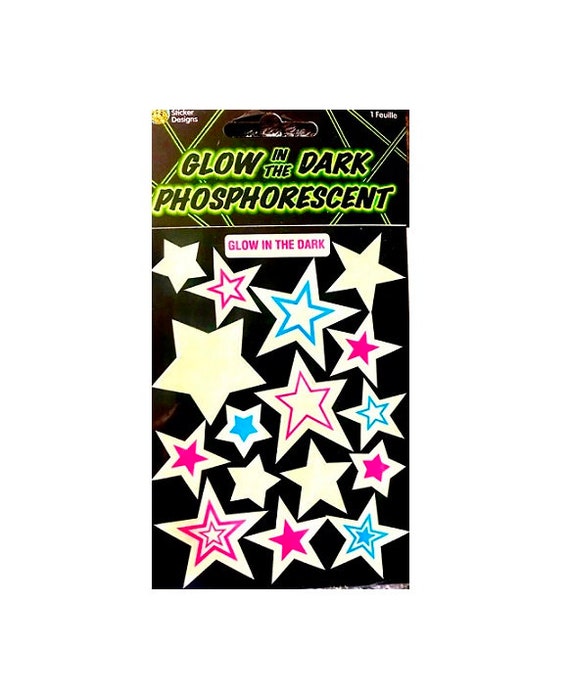 Maxi 蓄光ハロウィンGLOW IN THE DARK サンディライオンシール Glow in the Dark STARS Maxi Sandylion Stickers *rare Vintage* ~new