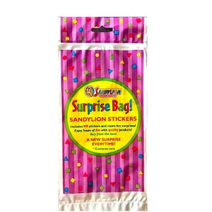 Original SURPRISE BAG Sandylion Stickers ~ Includes over 100 stickers  **COLLECTORS** Vintage Rare