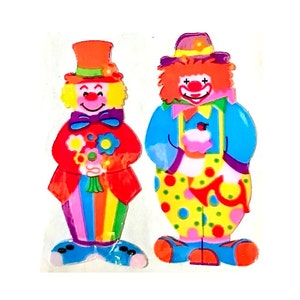 Adesivos CLOWN CLOWNS Pearly Sandylion - 1 quadrado RARO Vintage