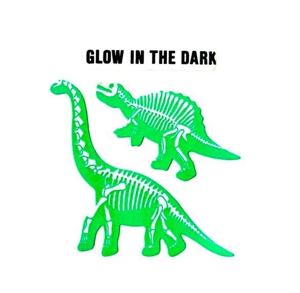 Chrome Dino Glow-in-the-Dark Sticker