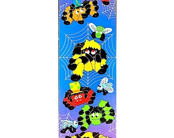 SPIDER, SPIDERS theme Kromekote Sandylion Stickers - Vintage Halloween