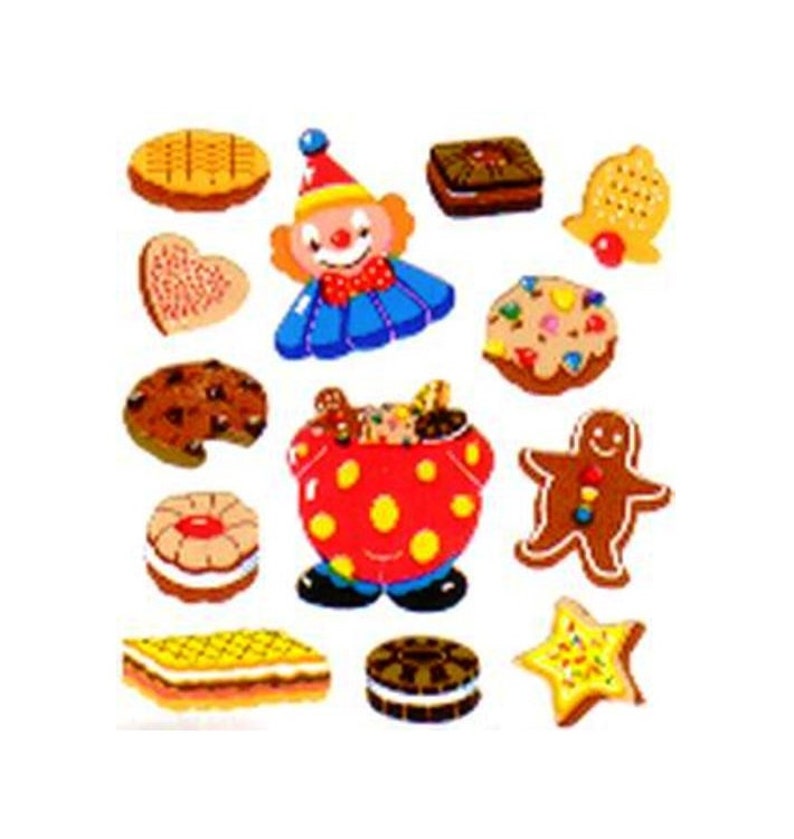 Vintage COOKIES COOKIE JAR Kromekote Sandylion Stickers **rare** - Etsy