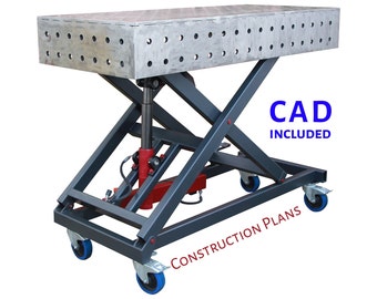 HolzFlo's Lifting / Welding / Clamping Table Plans + CAD