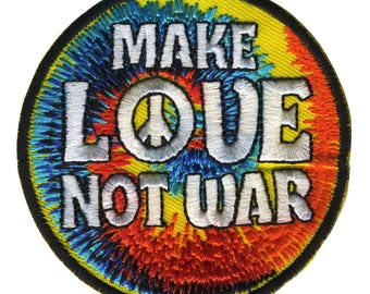 Écusson - Faites l'amour, pas la guerre - coloré - Écusson