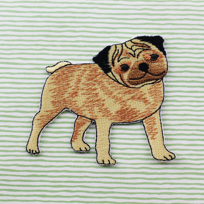 Patch - Hond - Mopshond - Patch afbeelding 10