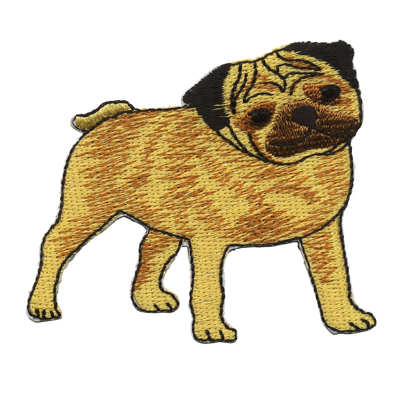 Patch - Hond - Mopshond - Patch afbeelding 1