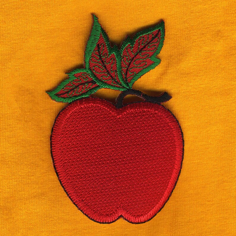 Aufnäher - roter Apfel 02 - Patch Bild 10