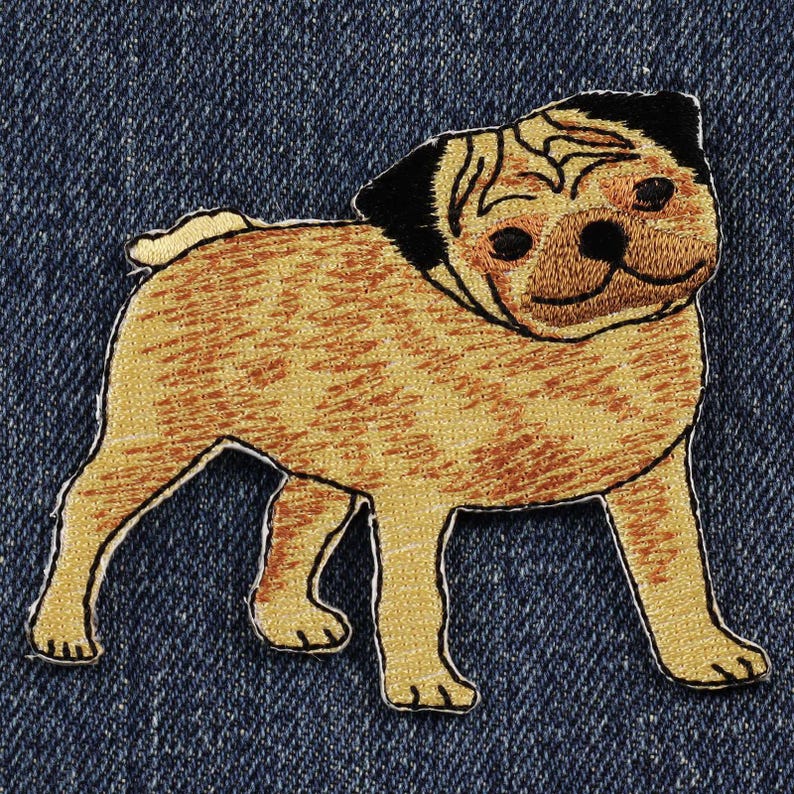 Patch - Hond - Mopshond - Patch afbeelding 4