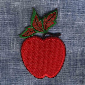 Aufnäher - roter Apfel 02 - Patch Bild 6
