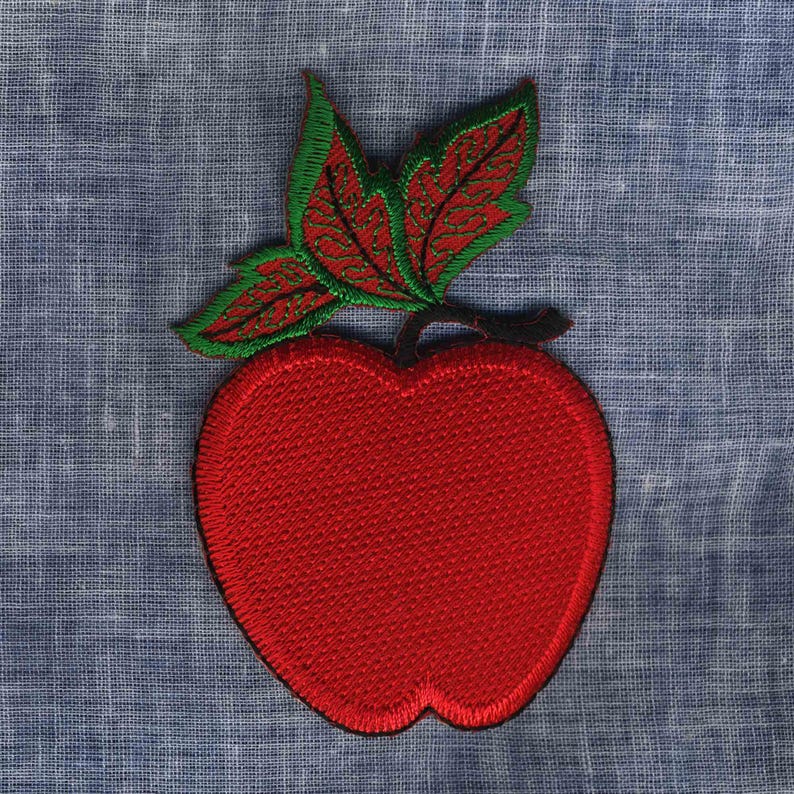 Aufnäher - roter Apfel 02 - Patch Bild 6