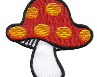 Patch - Mushroom - Fly agaric yellow-red-white - Patch