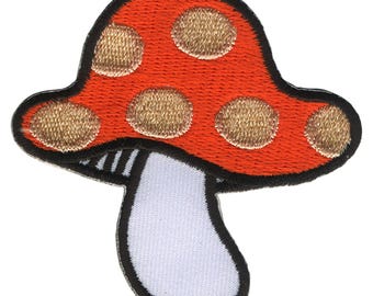 Patch - Mushroom - Fly Agaric beige-red-white - Patch