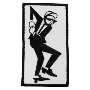 Patch - SKA - Danser - Man - Zwart-wit