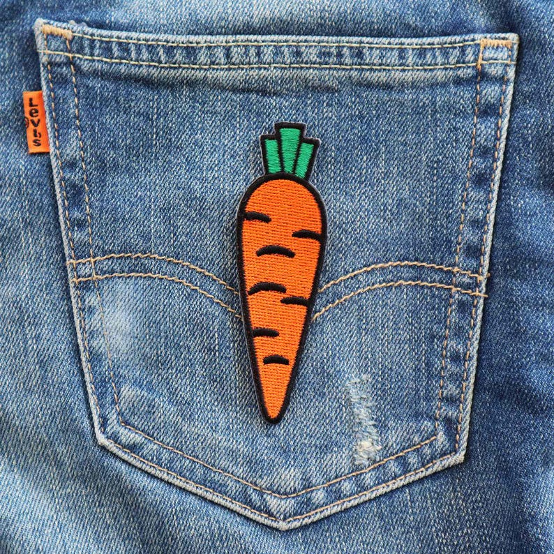 Patch - Carotte - Orange - Patch image 2