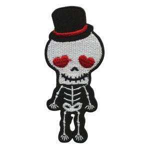 Toppa - Scheletro con cilindro - Toppa