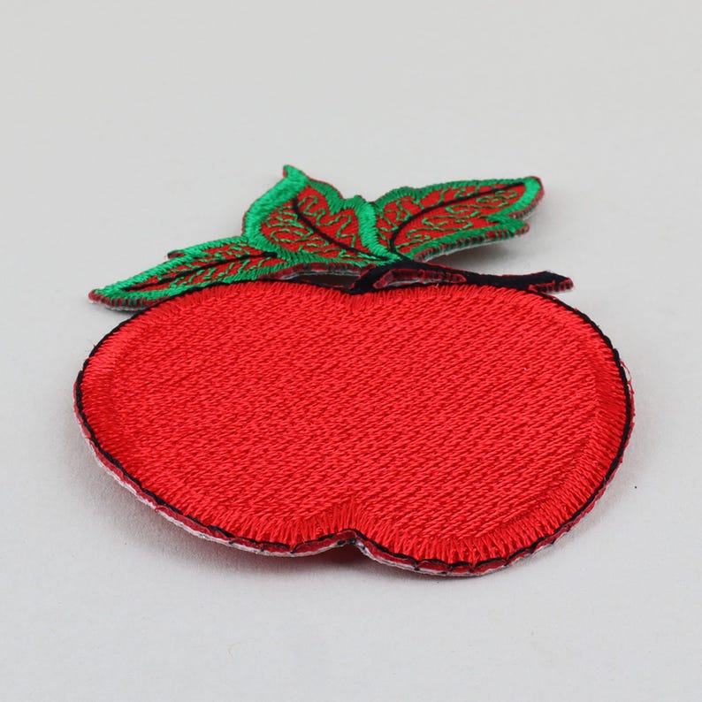 Aufnäher - roter Apfel 02 - Patch Bild 3
