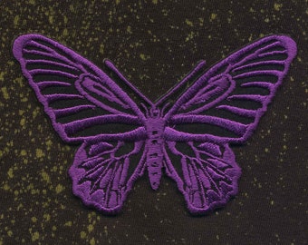 Aufnäher - Schmetterling - lila - Patch