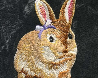 Patch - bunny with bow - patch