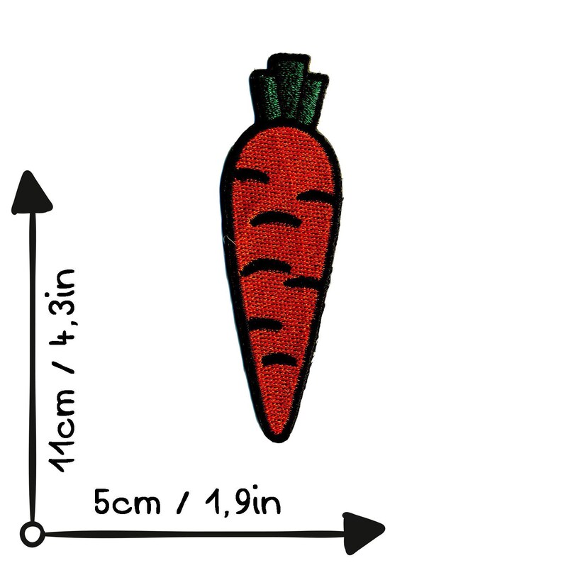 Patch - Carotte - Orange - Patch image 5