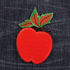 Aufnäher - roter Apfel 02 - Patch Bild 7