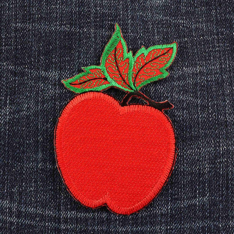 Aufnäher - roter Apfel 02 - Patch Bild 7
