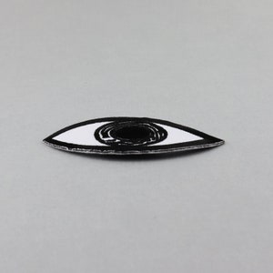 Patch eye white-black 8.5 cm sticker image 4