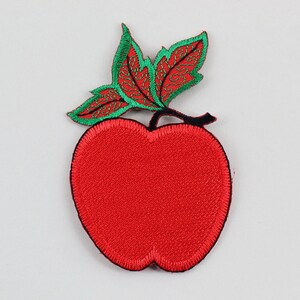 Aufnäher - roter Apfel 02 - Patch Bild 2